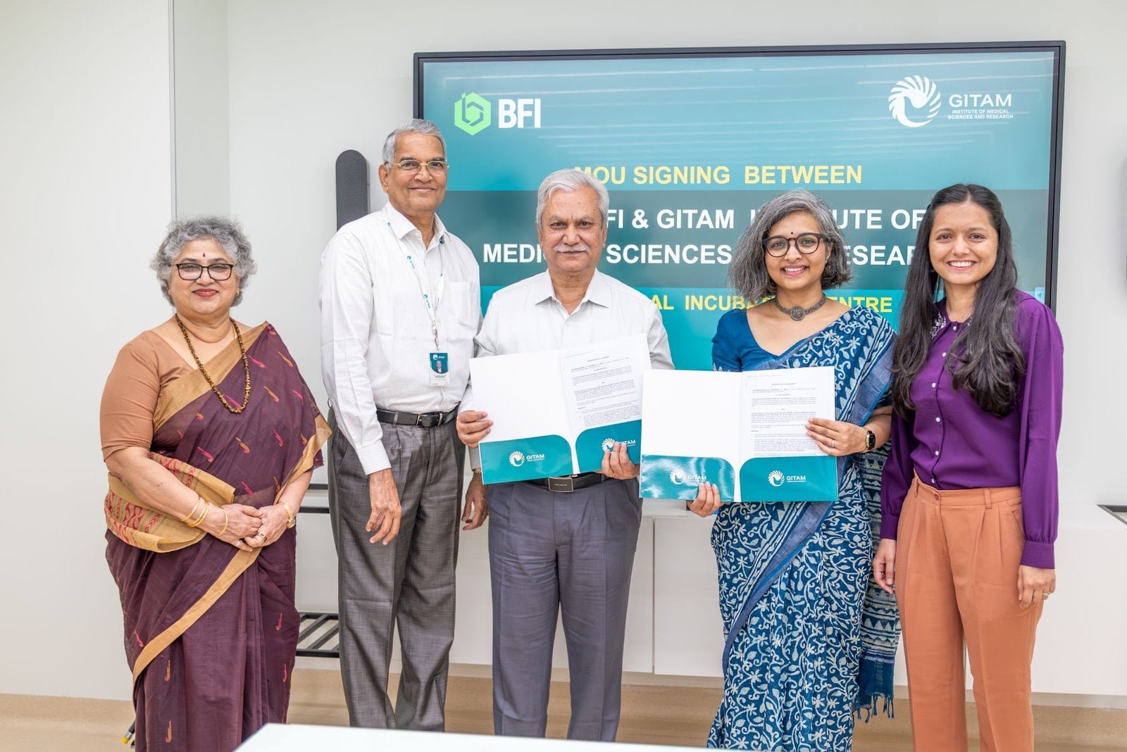 GITAM and BFI ink MoU to establish MedTech incubation centre in Visakhapatnam