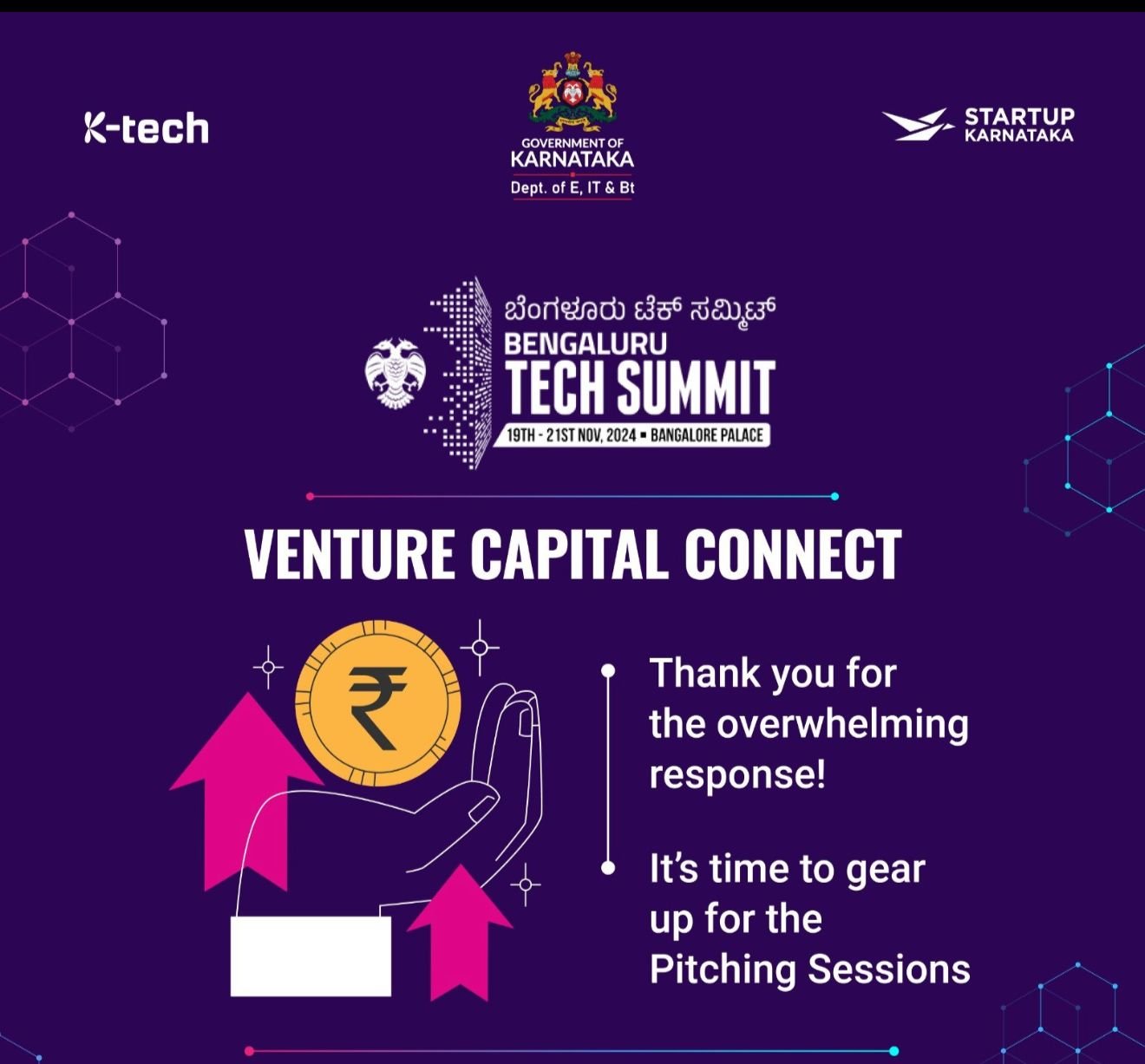 Karnataka to host global Startup-VC connect at Bengaluru Tech Summit 2024